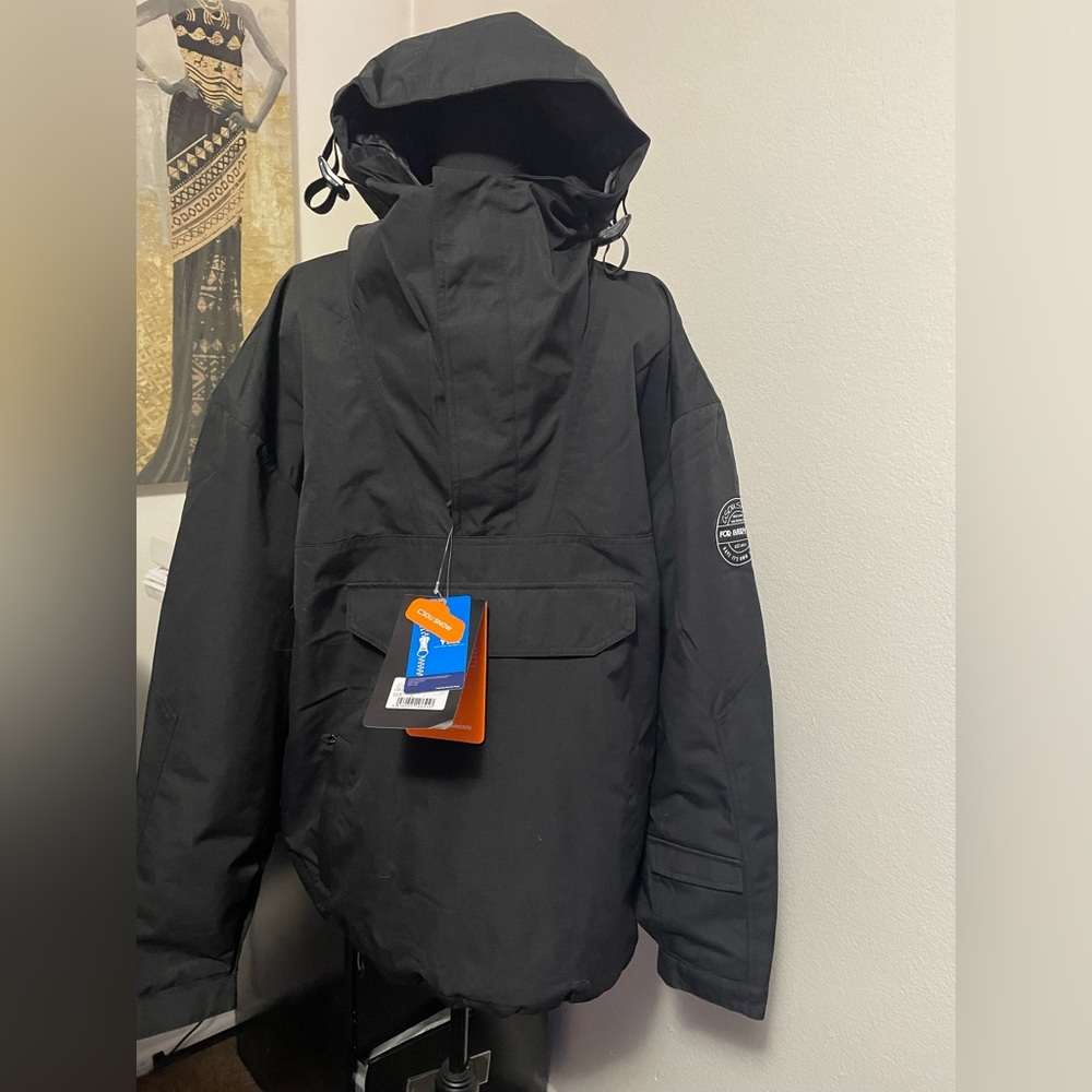 Gsou Snow Men’s Block Insulated Snow Anoraks Size Small